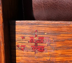 L.& J.G. Stickley decal signature, circa 1906-1912.